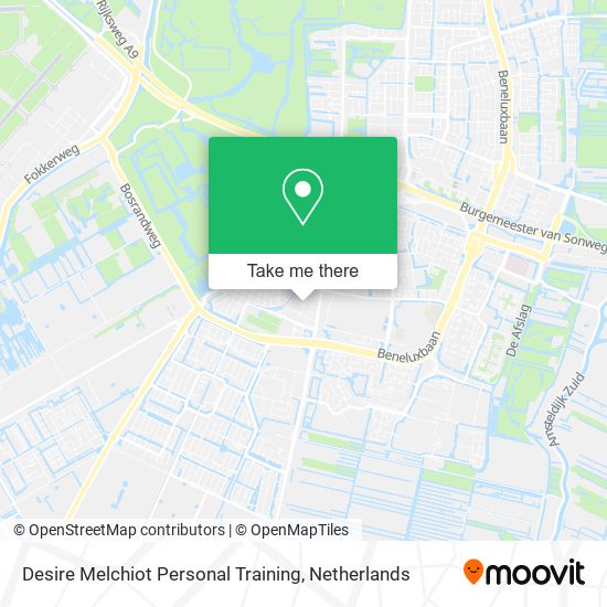 Desire Melchiot Personal Training map