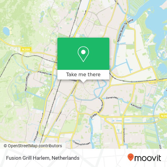 Fusion Grill Harlem, Gedempte Oude Gracht map