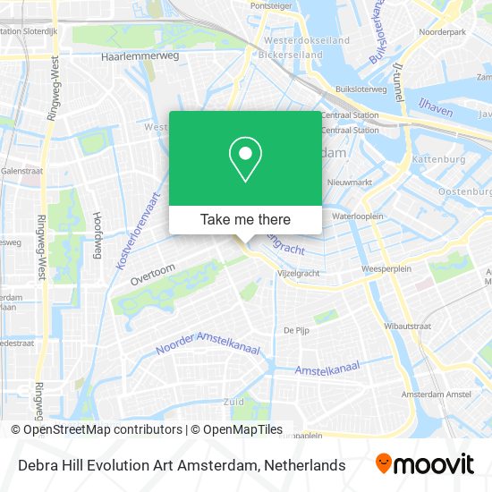 Debra Hill Evolution Art Amsterdam map