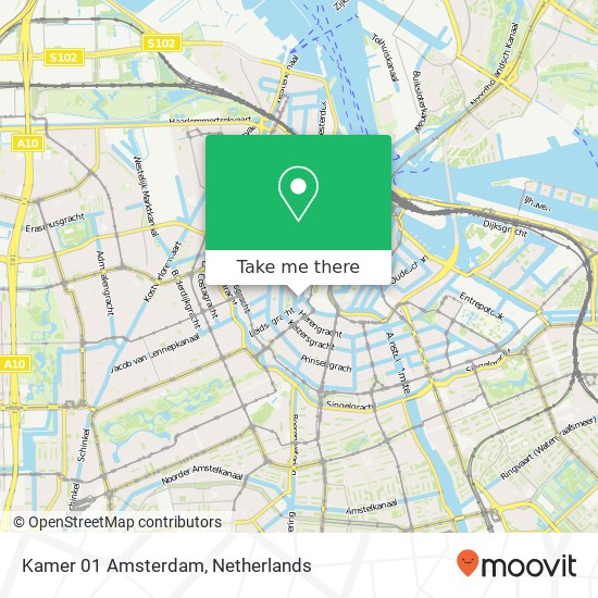 Kamer 01 Amsterdam map