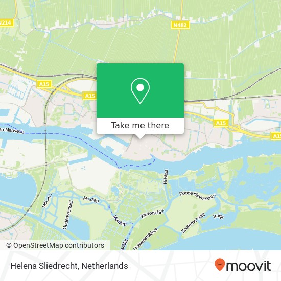 Helena Sliedrecht, Kerkbuurt 75 map