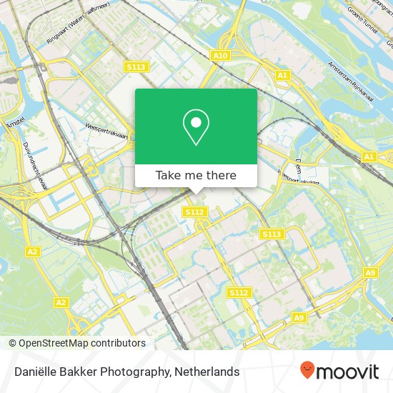 Daniëlle Bakker Photography, Dalsteindreef 1122 map