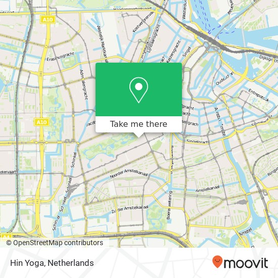 Hin Yoga, Pieter Cornelisz. Hooftstraat 183 map