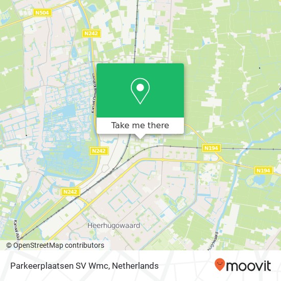 Parkeerplaatsen SV Wmc, De Vork map