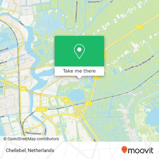 Chellebel, Woud Wetering 1 map