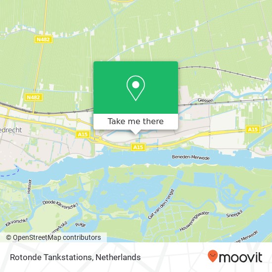 Rotonde Tankstations, Industriestraat 1 Karte