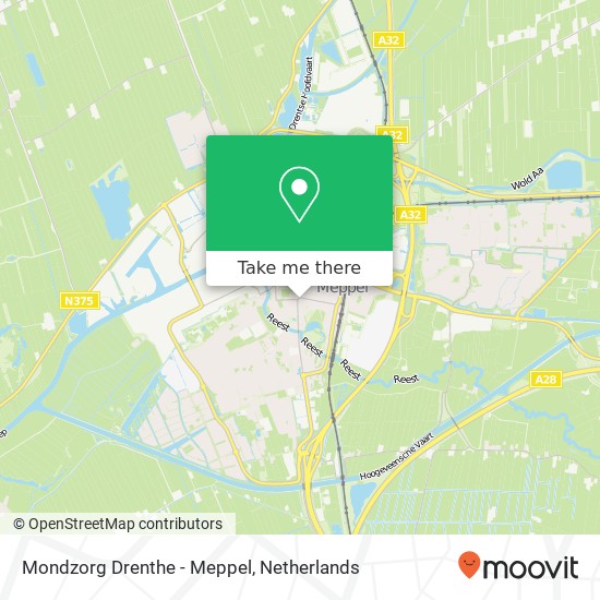 Mondzorg Drenthe - Meppel, Stationsweg 2 Karte