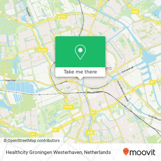 Healthcity Groningen Westerhaven, Westerhaven 46 Karte