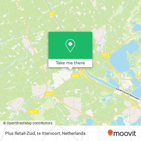 Plus Retail-Zuid, te Ittervoort, Afrikastraat map