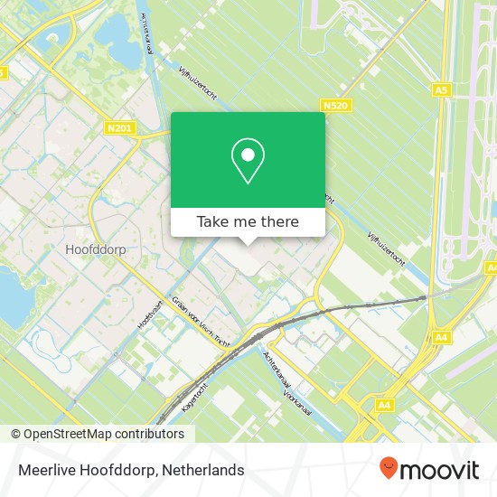 Meerlive Hoofddorp map