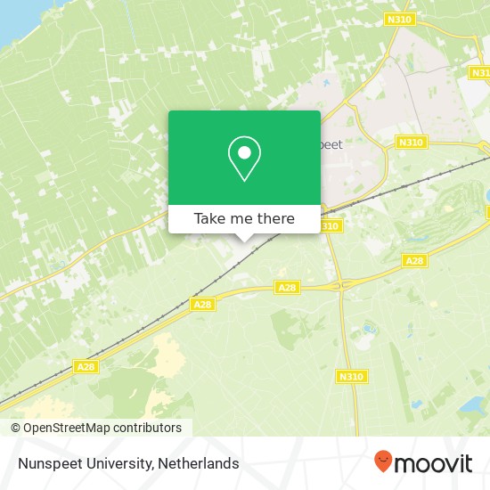 Nunspeet University, Energieweg map