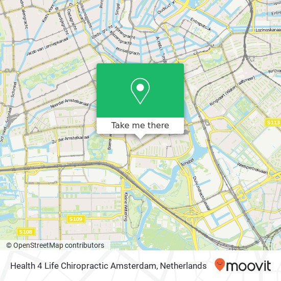 Health 4 Life Chiropractic Amsterdam, Maasstraat 103 Karte