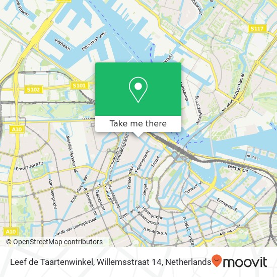 Leef de Taartenwinkel, Willemsstraat 14 map