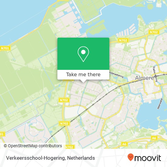 Verkeersschool-Hogering, Paukenstraat map
