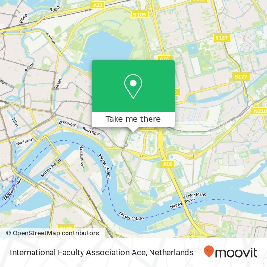 International Faculty Association Ace, Burgemeester Oudlaan 50 map