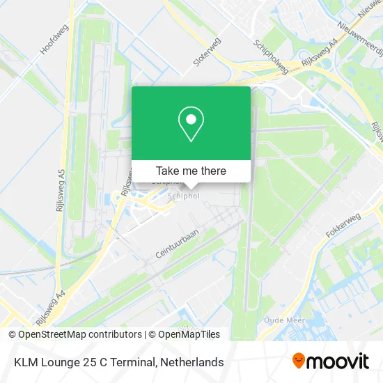 KLM Lounge 25 C Terminal map