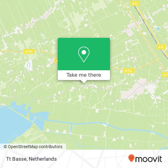 Tt Basse, Basserweg map