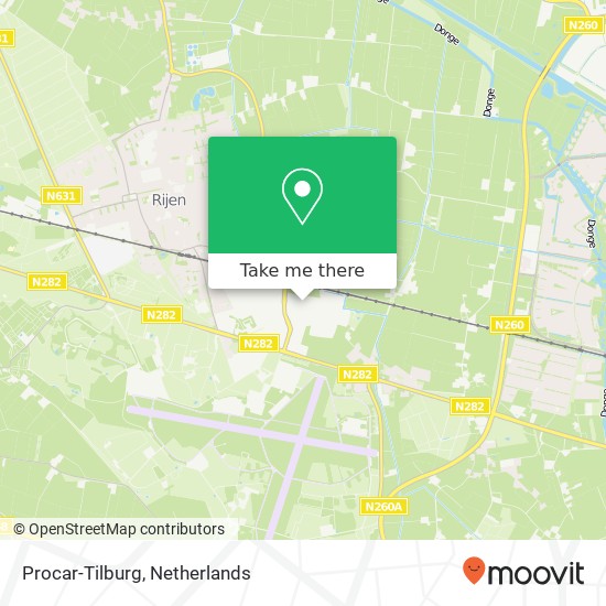 Procar-Tilburg, Dorpenbaan 20 map