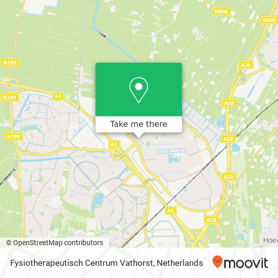 Fysiotherapeutisch Centrum Vathorst, Eelerberg 6 map