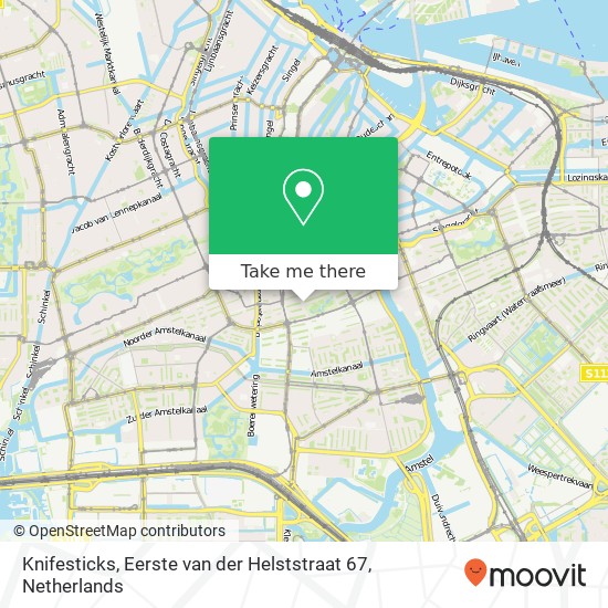 Knifesticks, Eerste van der Helststraat 67 map