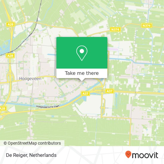 De Reiger, 7905 GK Hoogeveen map