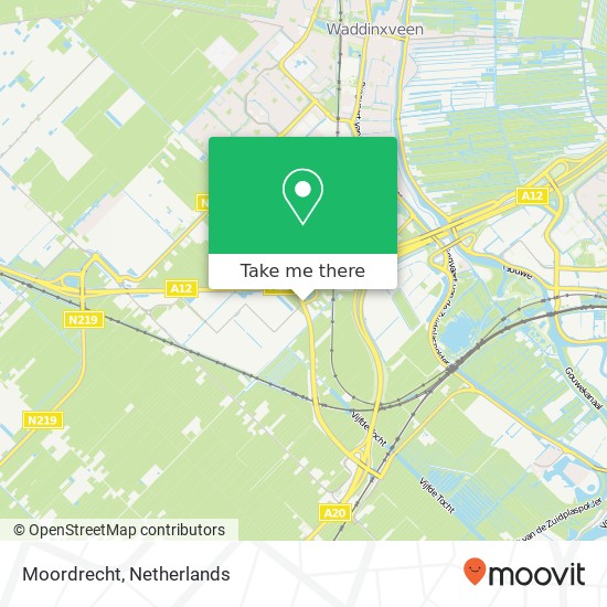 Moordrecht, 2741 Waddinxveen map