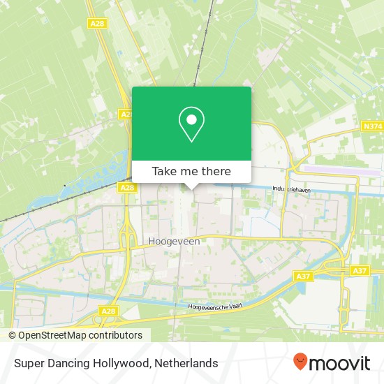 Super Dancing Hollywood map