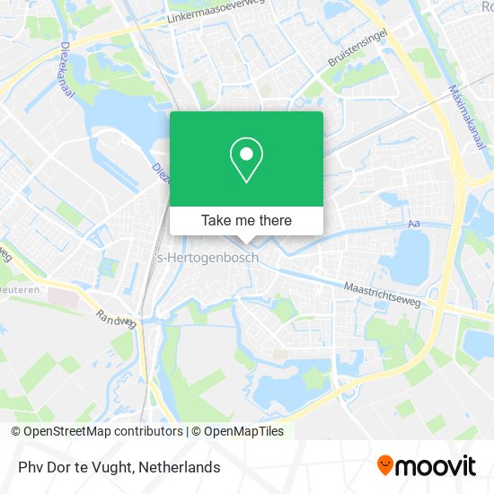 Phv Dor te Vught map