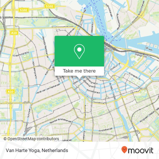 Van Harte Yoga, Leidsegracht Karte