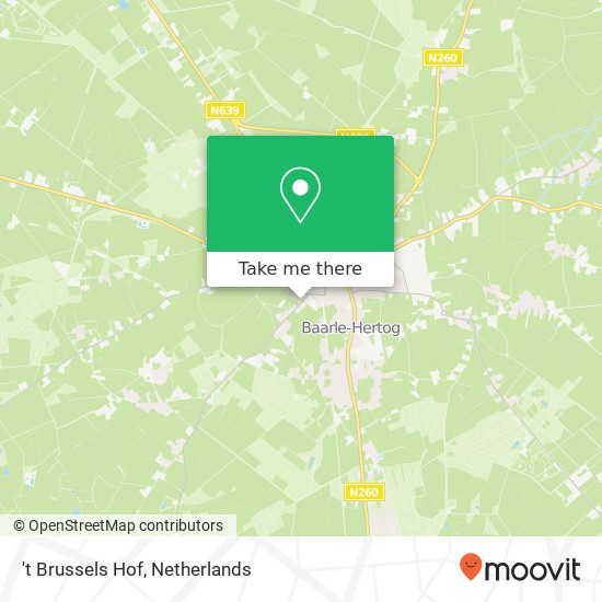 't Brussels Hof, Molenbaan map