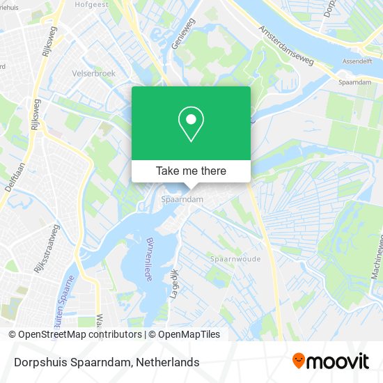 Dorpshuis Spaarndam map