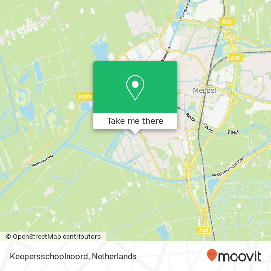 Keepersschoolnoord, Sportpark Koedijkslanden 2 map