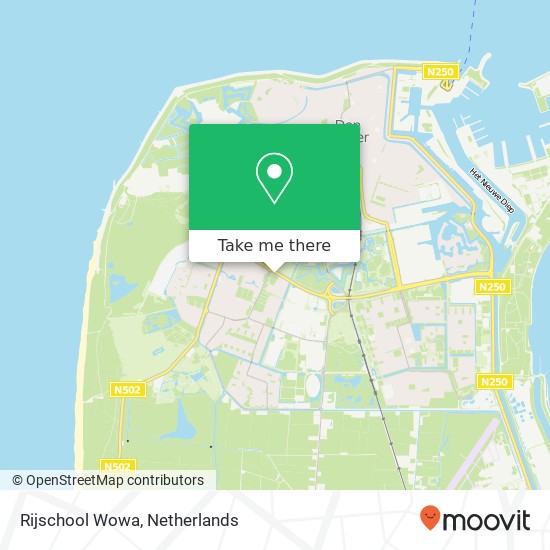 Rijschool Wowa, Waddenzeestraat 126 map