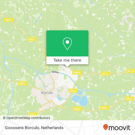 Goossens Borculo, Korenbree 24 map