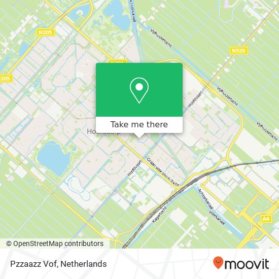 Pzzaazz Vof, Martin Luther Kingstraat 87 map