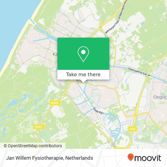 Jan Willem Fysiotherapie, Sandtlaan 56 map