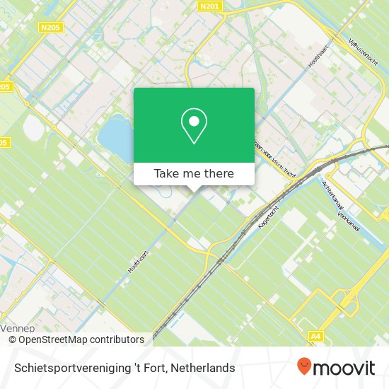 Schietsportvereniging 't Fort, Hoofdweg 867 map