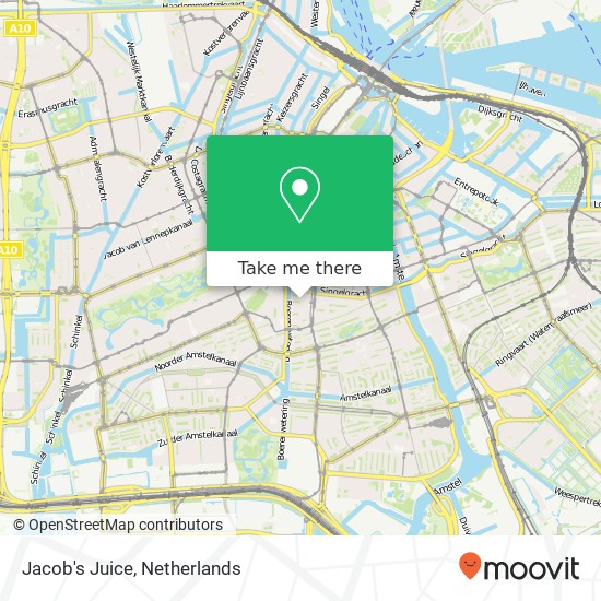 Jacob's Juice, Eerste Jacob van Campenstraat 34 map