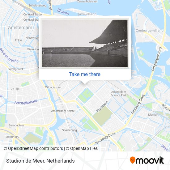 Stadion de Meer map