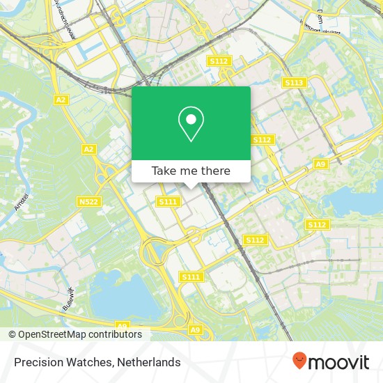 Precision Watches map