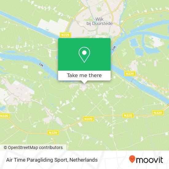 Air Time Paragliding Sport, Lekbandijk 43 map