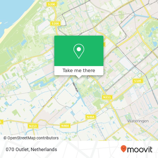 070 Outlet, Jaap Edenweg 10 map