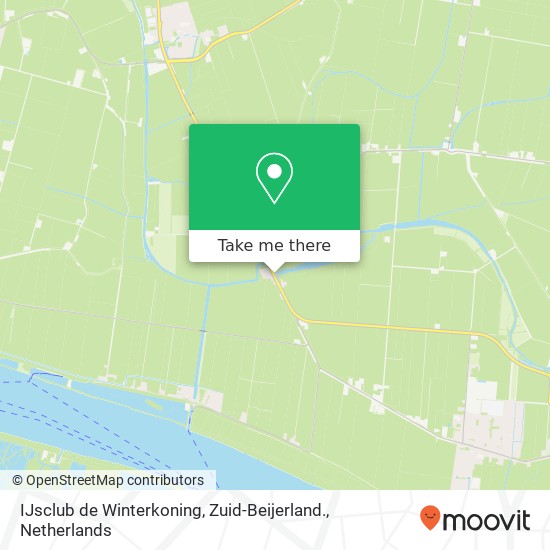 IJsclub de Winterkoning, Zuid-Beijerland., Zwartsluisje 8 map