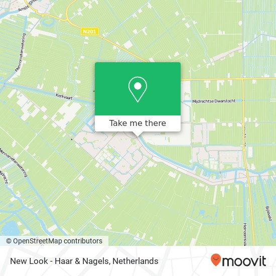 New Look - Haar & Nagels, Bozenhoven 95P map