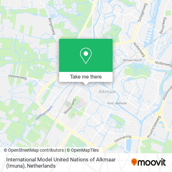 International Model United Nations of Alkmaar (Imuna) map