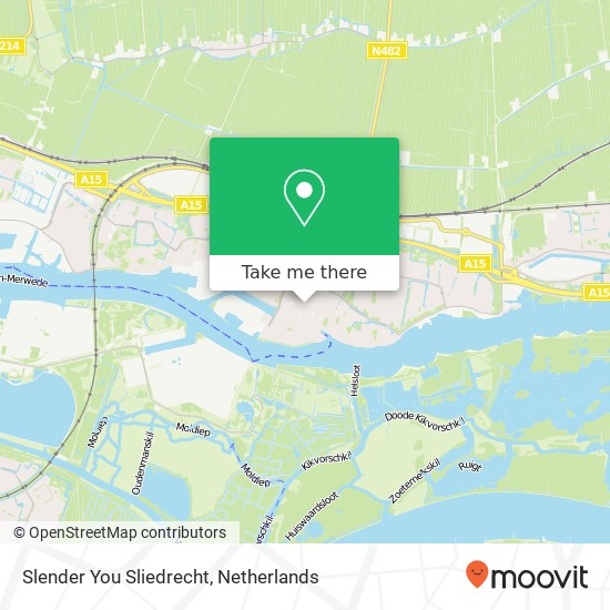 Slender You Sliedrecht, Van Goghstraat 85 map