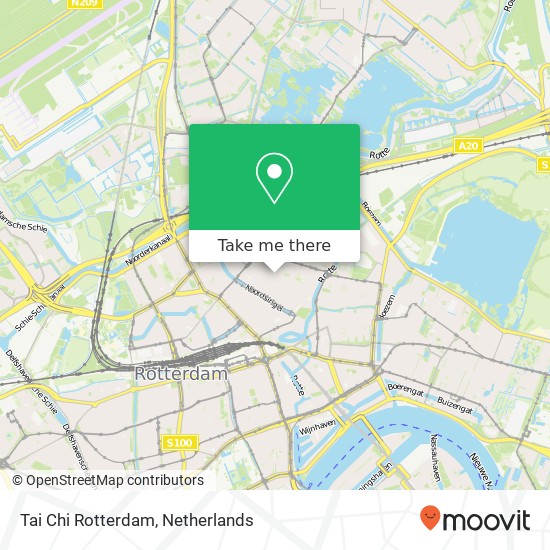 Tai Chi Rotterdam, 2e Pijnackerstraat 13 map