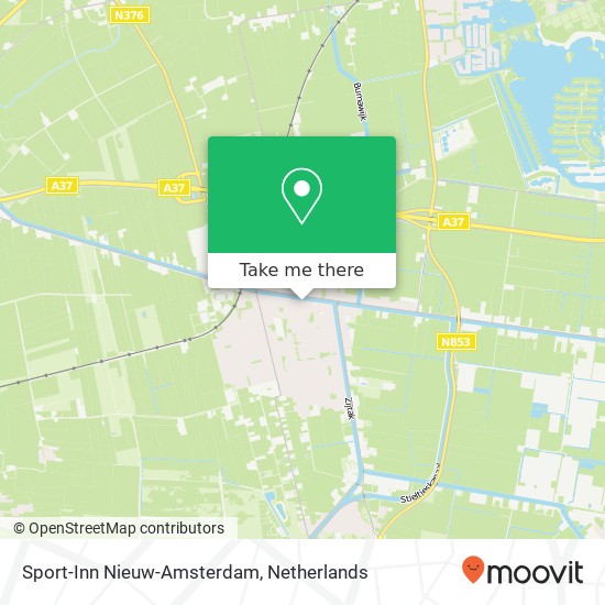 Sport-Inn Nieuw-Amsterdam, Vaart Zz Karte