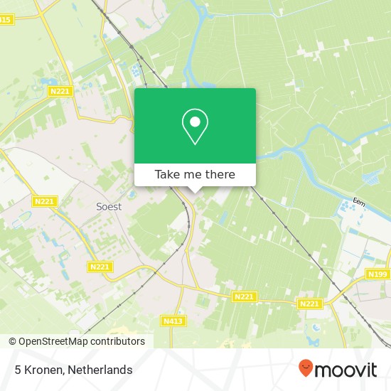 5 Kronen, Lange Brinkweg 96 map