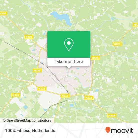 100% Fitness, Zonnebrink map